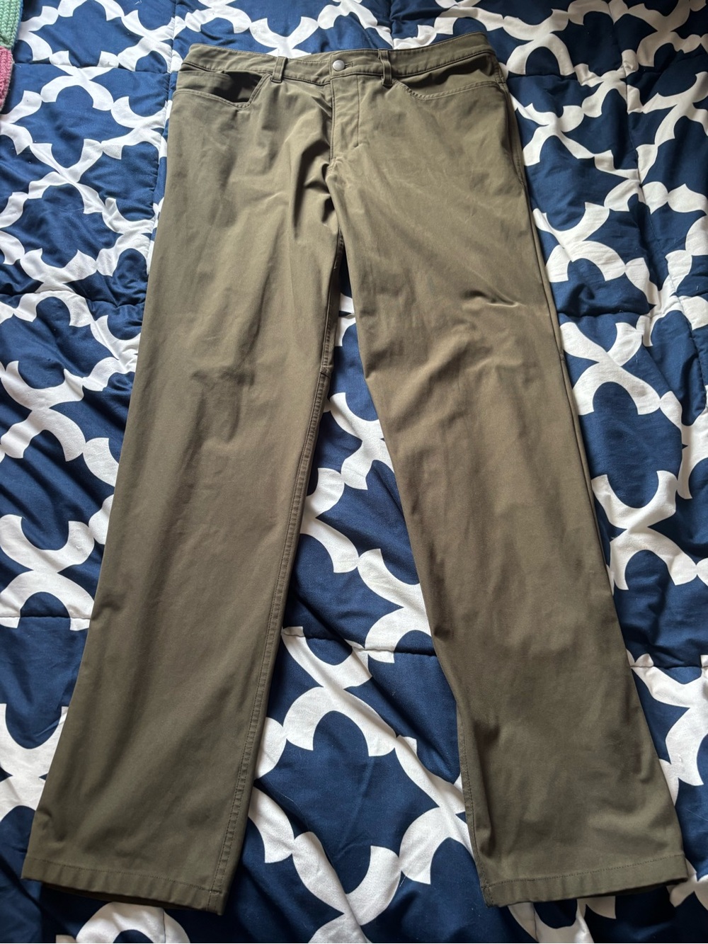 lululemon athletica Olive Green Men’s Chinos